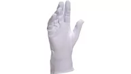 Rękawice robocze - Delta Plus Rękawice tekstylne z bawełny wybielanej krój miejski kolor biały rozmiar 6 MAIN COB4006 COB4006 - miniaturka - grafika 1