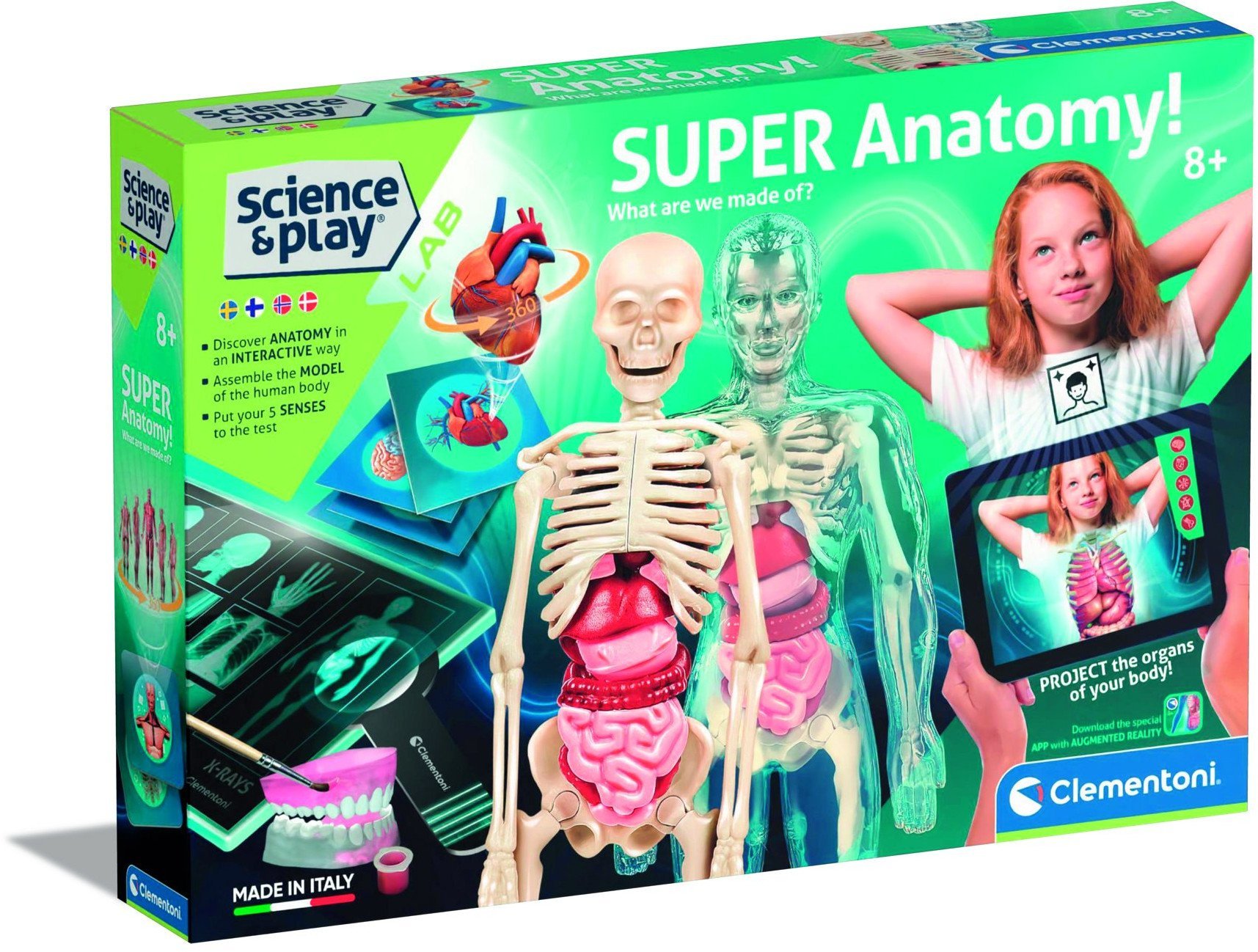 Clementoni Super Anatomy - science set