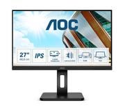 Monitory - AOC 27P2C 27" czarny - miniaturka - grafika 1