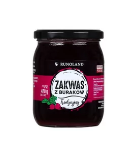 Tradycyjny Zakwas Z Buraków, 470G, Runoland - Zdrowa żywność - miniaturka - grafika 1