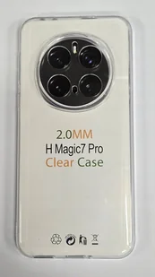 Futerał CLEAR CASE 2 mm do HONOR MAGIC 7 Pro camera protection transparentny - Etui i futerały do telefonów - miniaturka - grafika 1