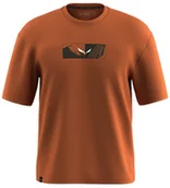 Koszulki męskie - Koszulka z nadrukiem Salewa Eagle Hybrid Loose T-Shirt - bombay brown rozmiar: l - miniaturka - grafika 1