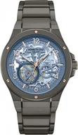 Zegarki męskie - Zegarek męski KENNETH COLE KCWGY0063301 grafitowy klasyczny skeleton - miniaturka - grafika 1