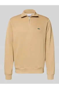Bluza z kołnierzem o kroju regular fit z czystej bawełny - Lacoste - Bluzy męskie - miniaturka - grafika 1