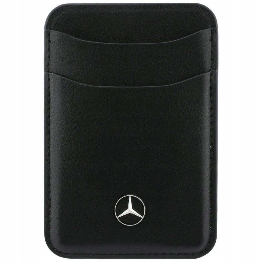 Portfel Magnetyczny Mercedes Leather Czarny Case Pokrowiec
