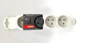 Gniazdka elektryczne - LEDart przenośne 4x - miniaturka - grafika 1