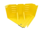 Wyposażenie miejsc publicznych - Zapora Przeciwpowodziowa - Flood Fence - Narożnik - System Ochrony Przed Powodzią Żółty - miniaturka - grafika 1