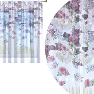 Firany - Firana Gotowa 300X150 Woal Barwiona Wzór Na Żabki - miniaturka - grafika 1