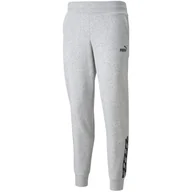 Spodnie damskie - Spodnie Damskie Puma Power Pants Fl Szare 589546 04-M - miniaturka - grafika 1