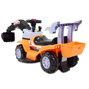 Koparka Na Akumulator Z Łyżką Elektryczną Pomarańczowy YW1288 - Pojazdy elektryczne dla dzieci - miniaturka - grafika 8