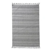 Dywany - Dywan z frędzlami Alicante pętelkowy szaro-brązowy 80 x 140 cm - miniaturka - grafika 1