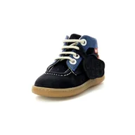 Botki damskie - KICKERS Chłopiec Unisex Kinder KICKICONIC Botki, Granatowy Pomarańczowy Niebieski, 22 EU, Granatowy Pomarańczowy Niebieski, 22 EU - miniaturka - grafika 1