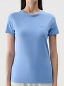 Bluzki damskie - Koszulka Damska 4F T-shirt Bluzka Bawełniana Okrągły Dekolt F2255-32S-XL - miniaturka - grafika 1