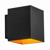 Lampy ścienne - KINKIET CZARNY+ZŁOTY/BLACK+GOLD 91063 SOLA WL SQUARE - miniaturka - grafika 1