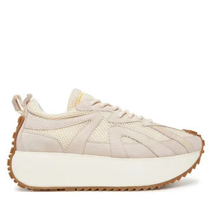 Sneakersy Inuikii Maribella Runner Beżowy - Sneakersy damskie - miniaturka - grafika 1