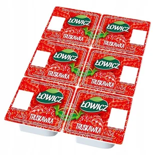 Dżem truskawkowy monoporcja 6 x 25g - Łowicz - Dżem - miniaturka - grafika 1