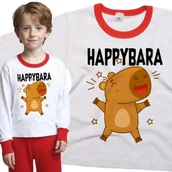 Piżamy dla dziewczynek - Piżama dziecięca Happybara Szczęśliwa Wesoła Kapibara 98/104 - VoloDonum - miniaturka - grafika 1