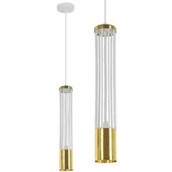 Lampy sufitowe - Lampa wisząca Rubio 1 biała - miniaturka - grafika 1