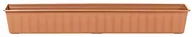 Donice - Prosperplast Skrzynka balkonowa Agro 80 cm terakota - miniaturka - grafika 1