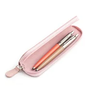 Zestawy piśmiennicze - Zestaw prezentowy długopis Parker Jotter Originals Koralowy i Beżowy z różowym etui - miniaturka - grafika 1