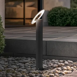 Arcchio Słupek oświetleniowy LED Tovio, antracyt, Ø24cm - Lampy ogrodowe - miniaturka - grafika 1