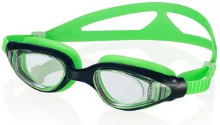 Dziecięce okulary pływackie AQUA-SPEED CETO zielono-czarne - Pływanie - miniaturka - grafika 1