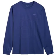 Koszulki męskie - Koszulka 4F Longsleeve M432 M 4FWMM00TLONM432 031S L - miniaturka - grafika 1