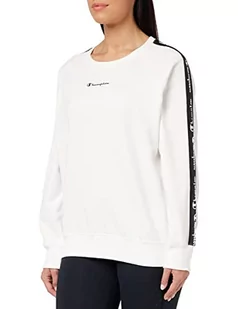 Champion Damska bluza sportowa z okrągłym dekoltem, Bianco, XS - Bluzy damskie - miniaturka - grafika 1
