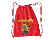 Torby szkolne - WOREK DO SZKOŁY WF/BUTY MINIONKI + IMIĘ - miniaturka - grafika 1
