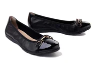 Baleriny - CAPRICE 9-22172-20 black nappa, baleriny damskie - Caprice - miniaturka - grafika 1