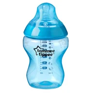 Butelki dla niemowląt - Tommee Tippee Butelka Antykolkowa 260Ml 1 Sztuka Niebieska - miniaturka - grafika 1