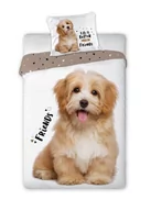 Pościel dla dzieci - Pościel Młodzieżowa 160x200 Pies z psem - miniaturka - grafika 1