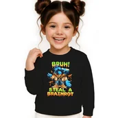 Bluzy dla dziewczynek - BLUZA DZIECIĘCA 67 SIX SEVEN VIRAL BRAINROT 110-116 DLA CHŁOPCA DZIEWCZYNKI - miniaturka - grafika 1