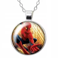 Wisiorki - Naszyjnik łańcuszek wisiorek Spiderman pająk spider prezent Y2K - miniaturka - grafika 1