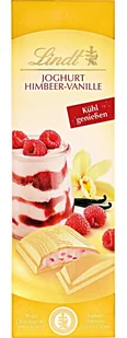 LINDT Letnie smaki czekolada Joghurt Him. Van. 100g Biała - Słodkie kremy i masła - miniaturka - grafika 1