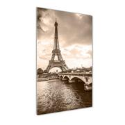 Obrazy i zdjęcia na płótnie - Foto obraz na szkle pionowy Wieża Eiffla Paryż - miniaturka - grafika 1