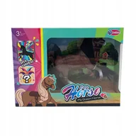 Figurki dla dzieci - FIGURKA KOŃ + AKCESORIA NIESPODZIANKA 4 KOLORY DO WYBORU - miniaturka - grafika 1