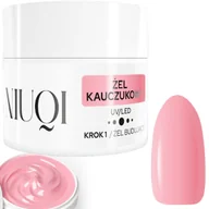 Niuqi Żel Kauczukowy UV/Led Rubber Gel Budujący 12 ml RÓŻ 2