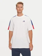 Koszulki męskie - New Balance T-Shirt Classics MT43526NNY Niebieski Relaxed Fit - miniaturka - grafika 1