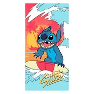 Okrycia kąpielowe dla dzieci - Bawełniany Ręcznik Plażowy Disney Stitch 70x140 - miniaturka - grafika 1