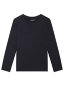 Bluzki damskie - Tommy Hilfiger Bluzka KB0KB04141 D Granatowy Long Sleeve - miniaturka - grafika 1