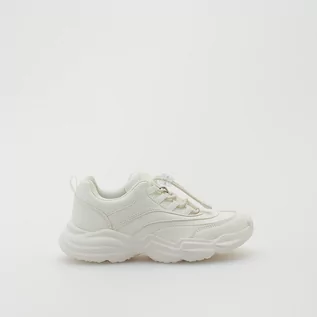 Buty dla dziewczynek - Reserved Sneakersy zmieniające kolor - Biały - grafika 1