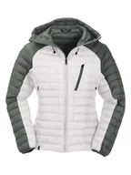 Kurtki damskie - Maul Sport Kurtka pikowana "Annaberg" w kolorze biało-oliwkowym - miniaturka - grafika 1