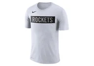Koszulki męskie - Nike Nba Houston Rockets Logo Dri-Fit Tee White - miniaturka - grafika 1