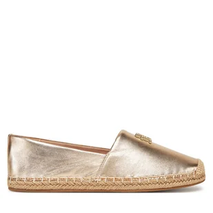 Espadryle Tommy Hilfiger FW0FW08652 Złoty - Espadryle damskie - miniaturka - grafika 1