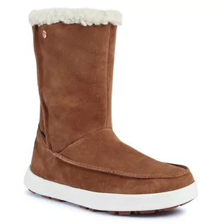 Śniegowce damskie - Jack Wolfskin Śniegowce Auckland Wt Texapore Boot H W 4041321 Desert Brown/White - grafika 1