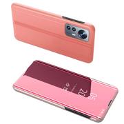 Etui i futerały do telefonów - Hurtel Clear View Case etui Xiaomi 12 Lite pokrowiec z klapką różowe - miniaturka - grafika 1