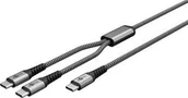 Kable USB - Kabel tekstylny USB-C™, 60 W, Power Delivery, m, - miniaturka - grafika 1
