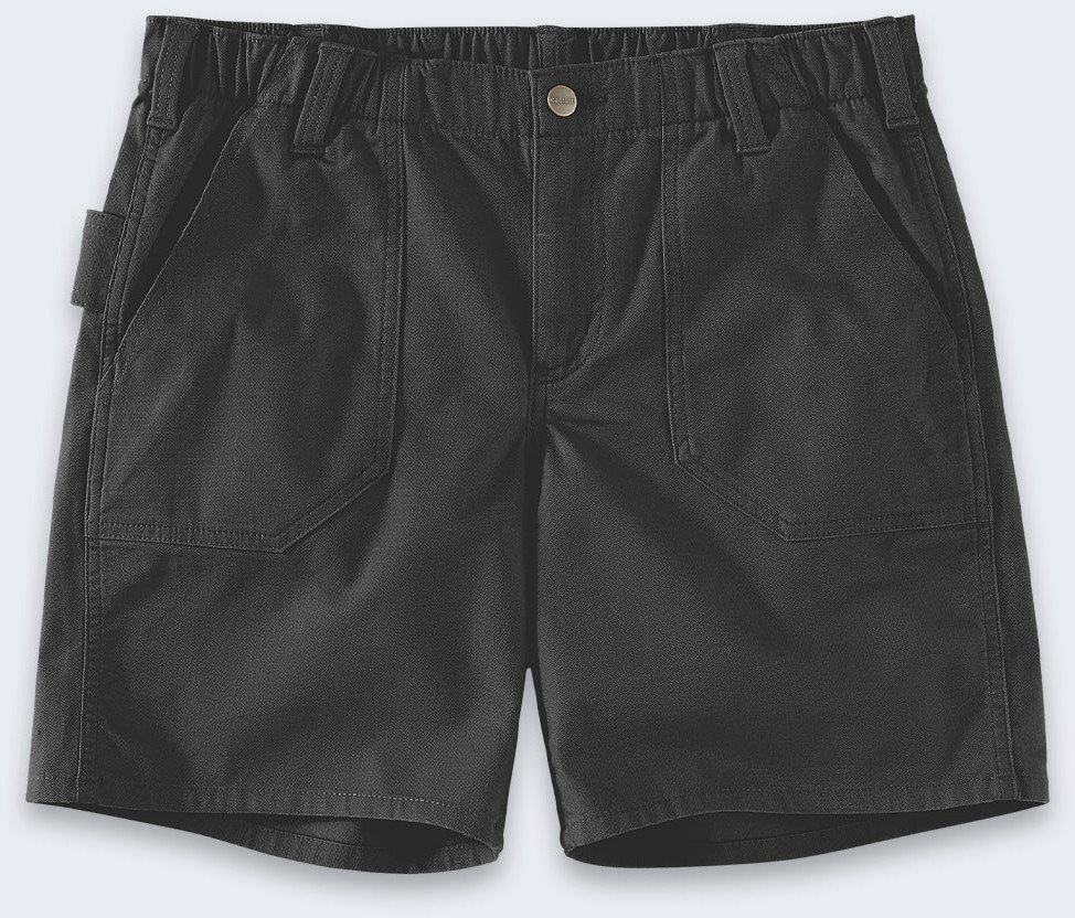 Spodenki Carhartt Rugged Flex Canvas Black