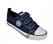 Buty dla dziewczynek - Trampki na rzepy dziecięce American 33/22 NV r. 35 - miniaturka - grafika 1